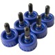 Lot de 6 * bouchons-valves 0,5L - noir pour AKZO/AXALTA/PPG/NEXA AUTOCOLOR