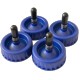 Set of 4 - 1L black dosing valves for AKZO / AXALTA / PPG